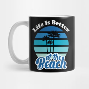 At The Beach T-Shirt - Summer Vibes Graphic Tee Mug